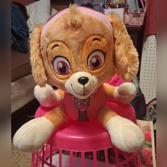 Paw Patrol Skye Plush Stuffed Puppy Rescue Pups Toy Like New! - Picture 1 of 10
